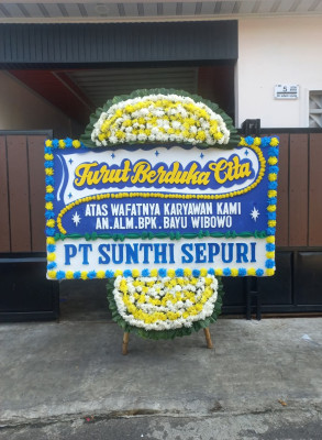 Papan Bunga Duka di Suru Suru